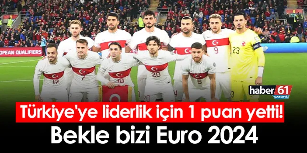 Türkiye'ye liderlik için 1 puan yetti! Bekle bizi Euro 2024