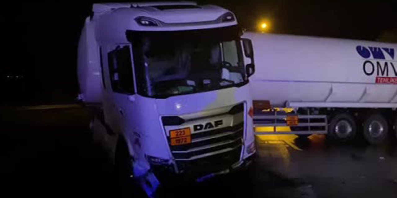 Samsun'da LNG tankeri bariyerlere çarptı! 1 yaralı