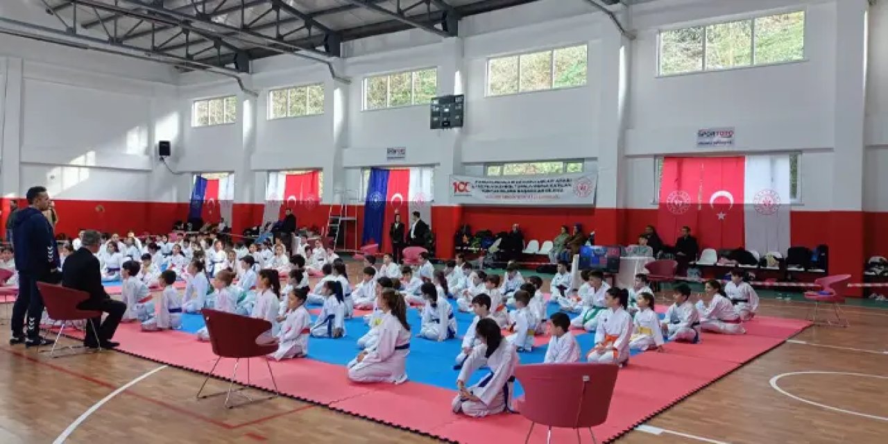 Trabzon, Giresun ve Ordulu sporcular Yağlıdere'de bir araya geldi