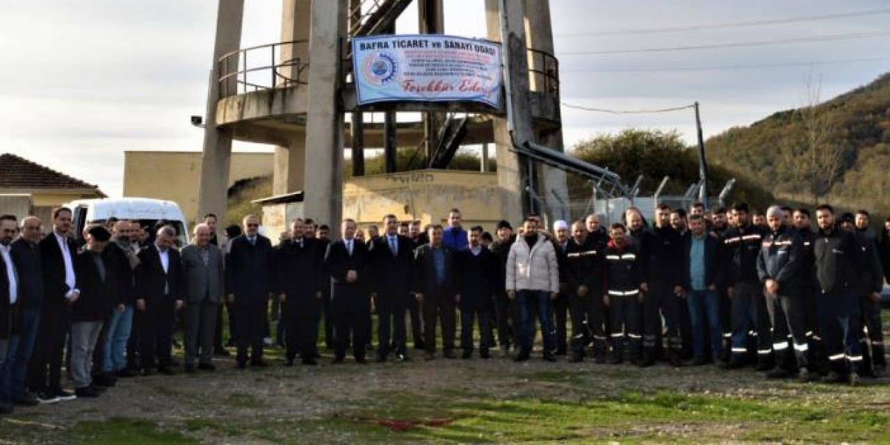 Samsun'da OSB'ye 26 yılın ardından içme suyu müjdesi