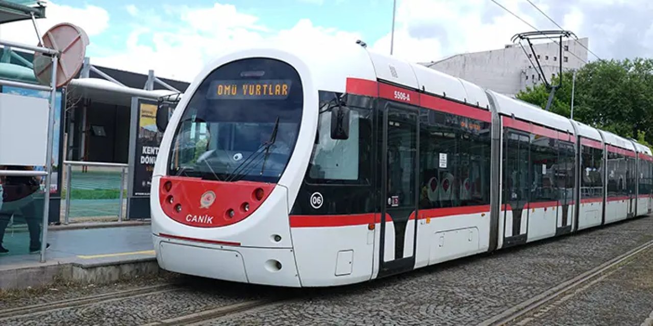 Samsun'da raylı sistemde yoğunluğu azaltacak yatırım! 10 yeni tramvay