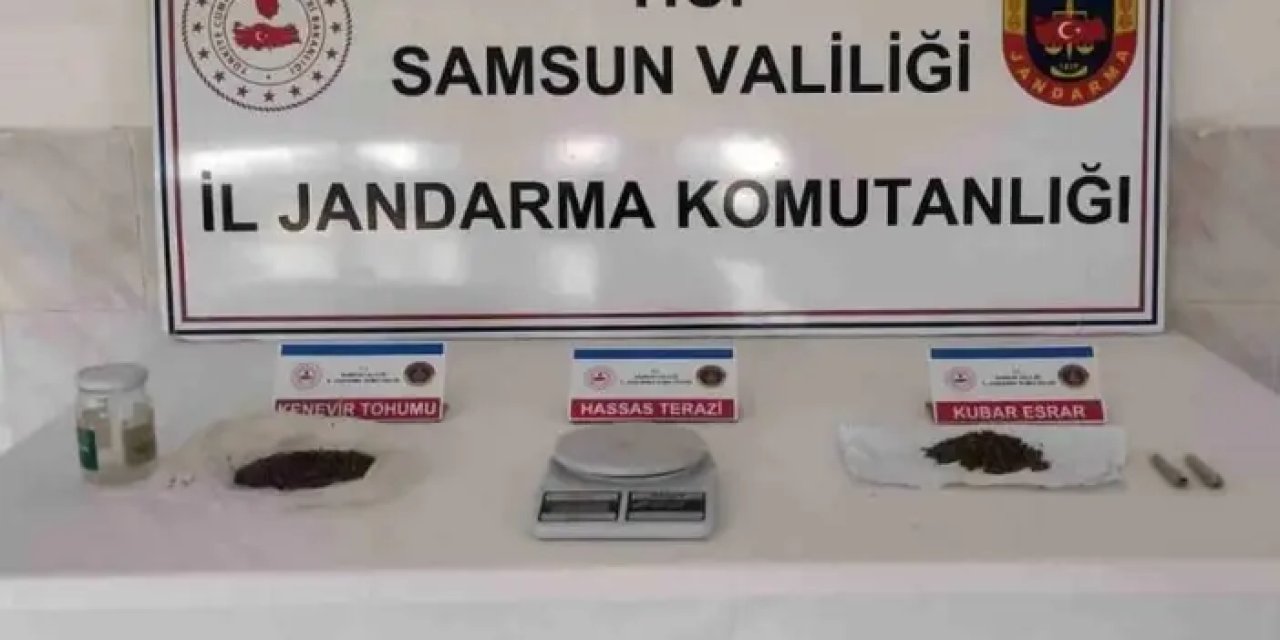 Samsun'da bir eve operasyon düzenlendi! 1 gözaltı