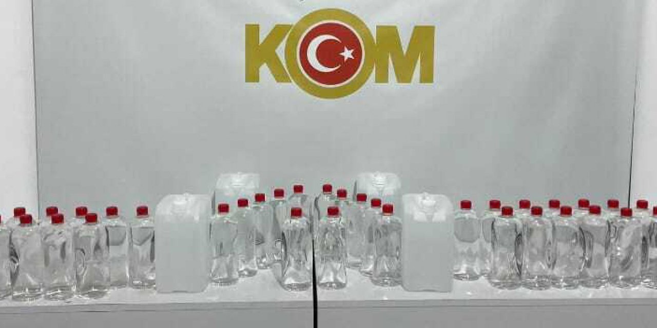 Samsun'da 160 litre etil alkol ele geçirildi! 2 şahıs yakalandı