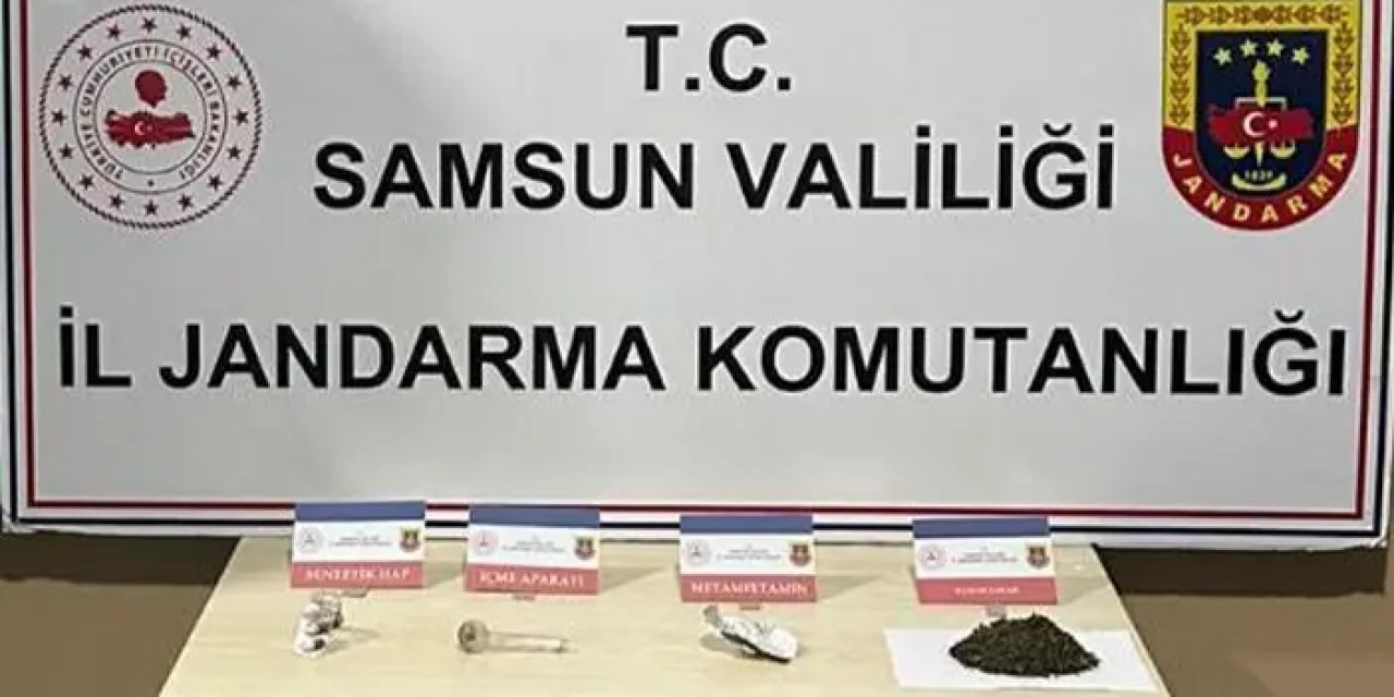 Samsun'da jandarmadan operasyon! Evde uyuşturucu ele geçirildi