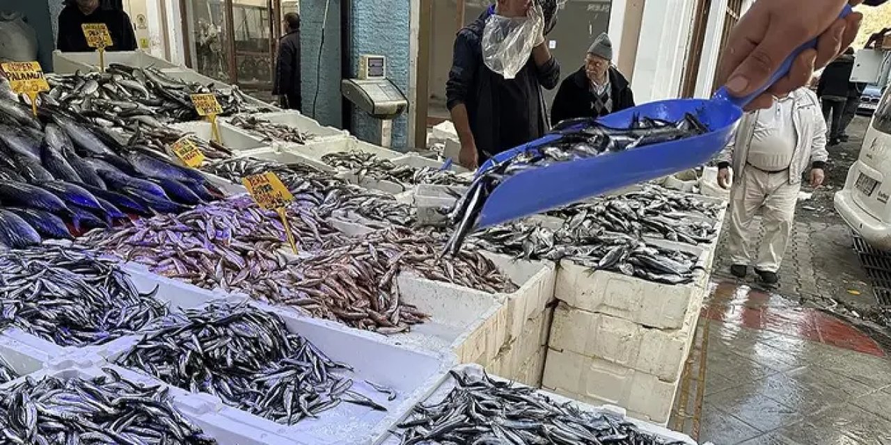 Samsun'da hamsiye rağbet! Vatandaş boyutuna bakarak seçiyor