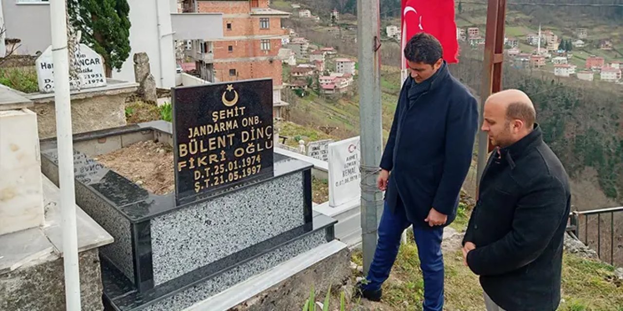 1997'de şehit olmuştu! Trabzon'daki mezarı yeniden yapıldı