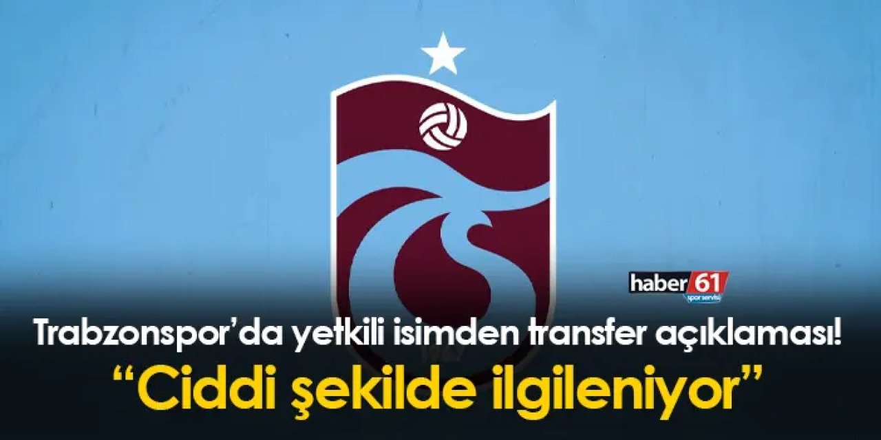 Trabzonspor'da Avcı'dan transfer açıklaması! "Başkan ciddi şekilde ilgileniyor..."