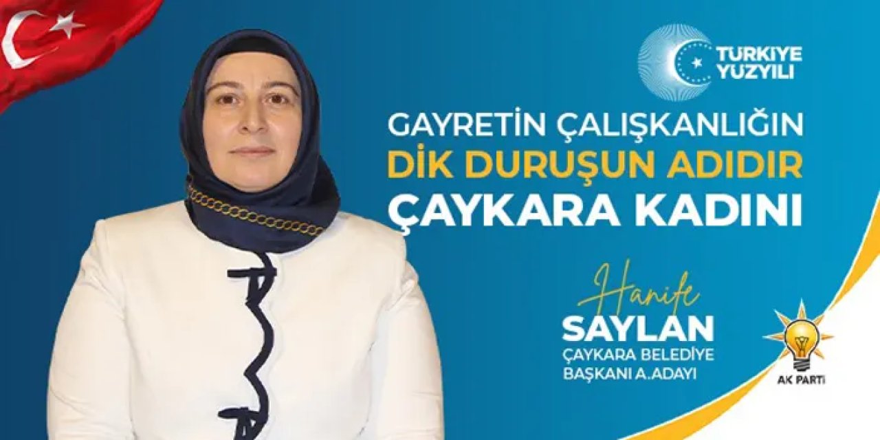 AK Parti Çaykara Belediye Başkan Aday Adayı Hanife Saylan “Hiçbir beklentim olmadan göreve talibim”