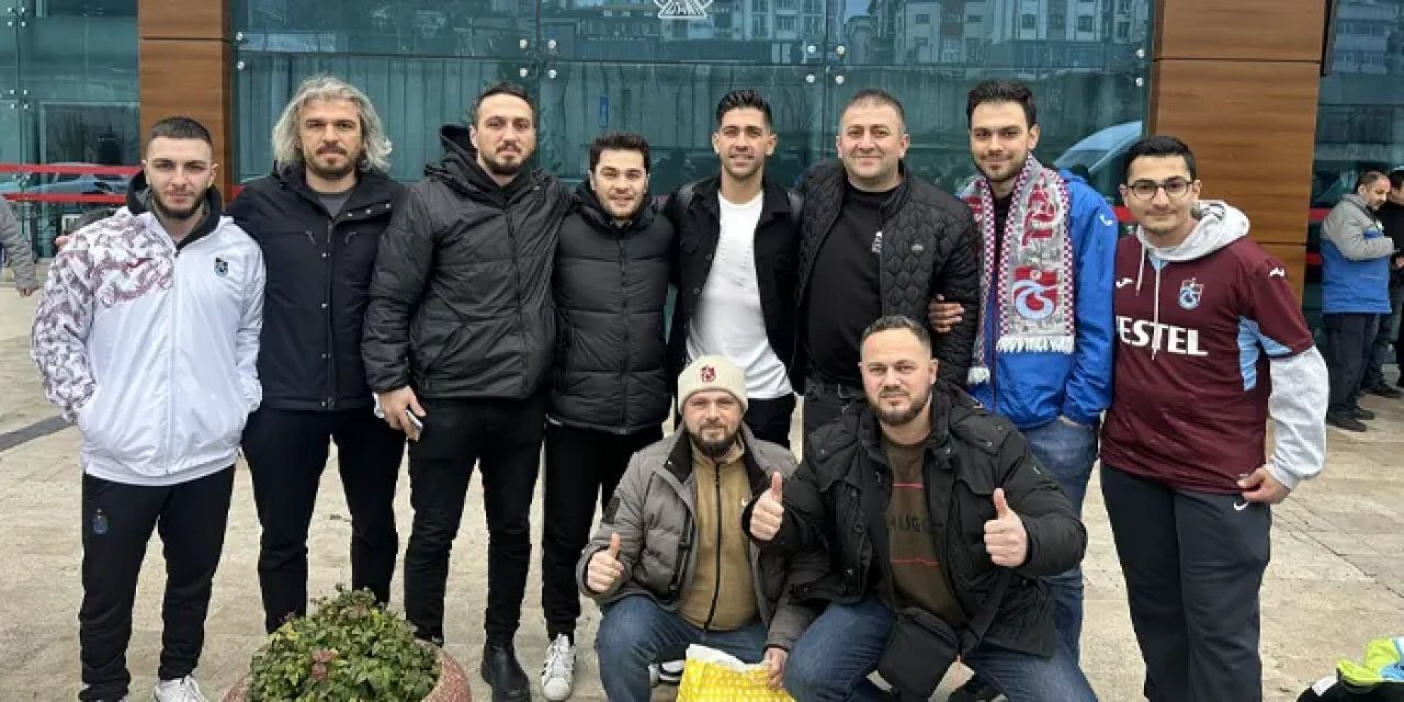 Bakasetas Trabzon'dan ayrıldı! Taraftarlar havalimanından uğurladı