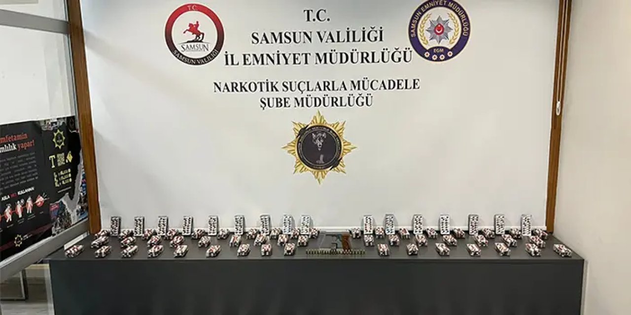 Samsun'da narkotik operasyonu! 6 bin uyuşturucu hap ele geçirildi