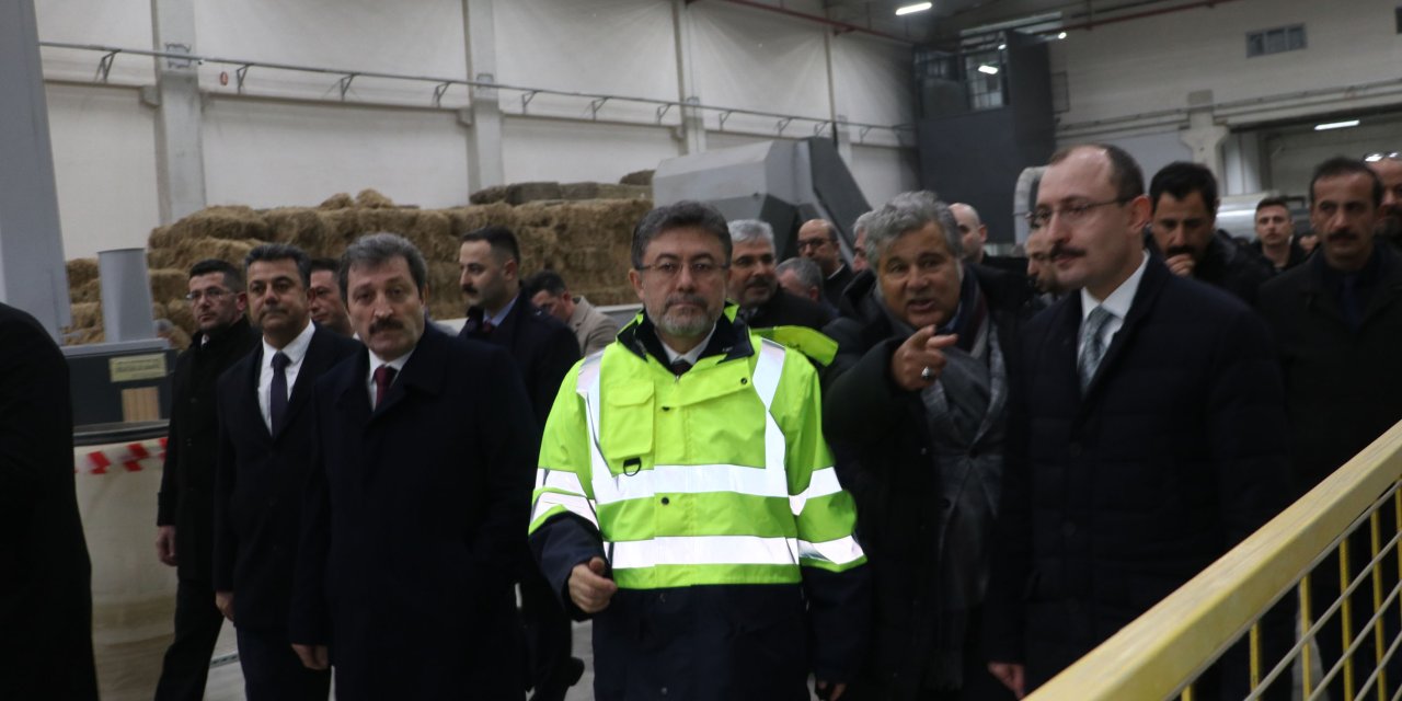 Bakan Yumaklı Samsun'da kenevir işleyecek fabrikayı inceledi