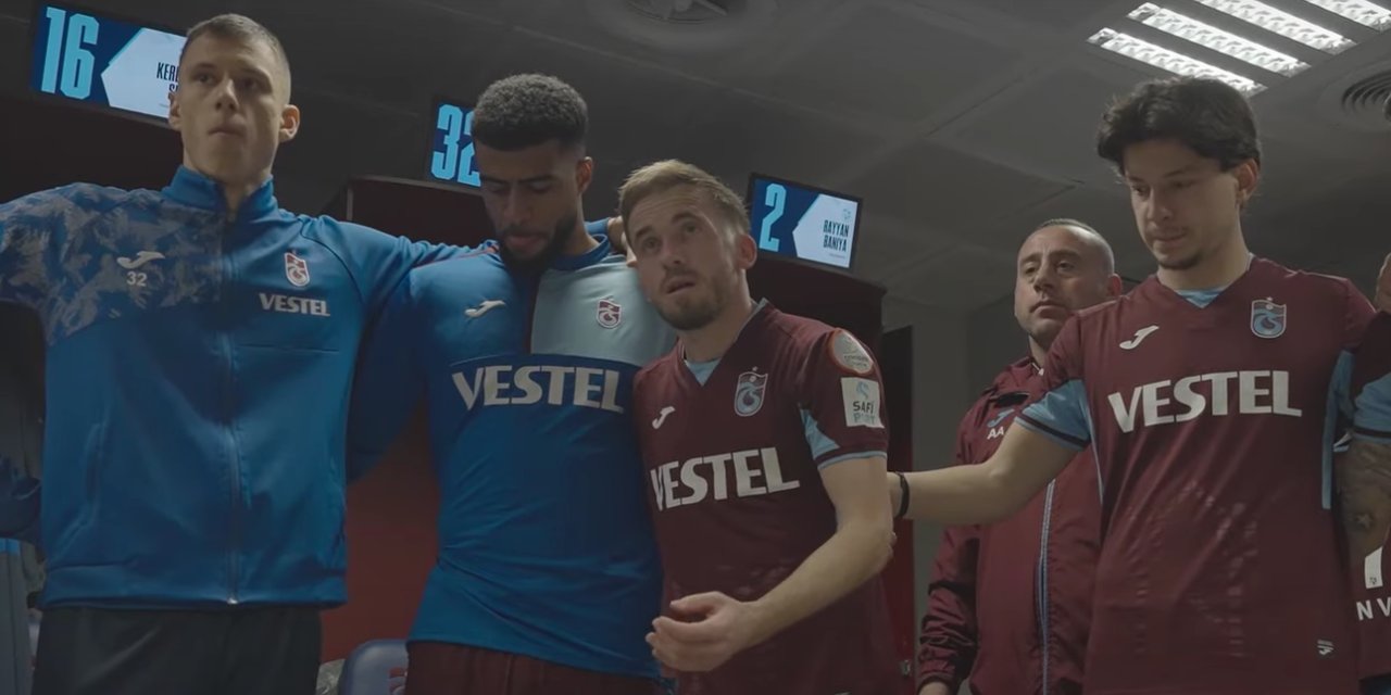 Trabzonspor'da Visca takımı böyle motive etmiş!