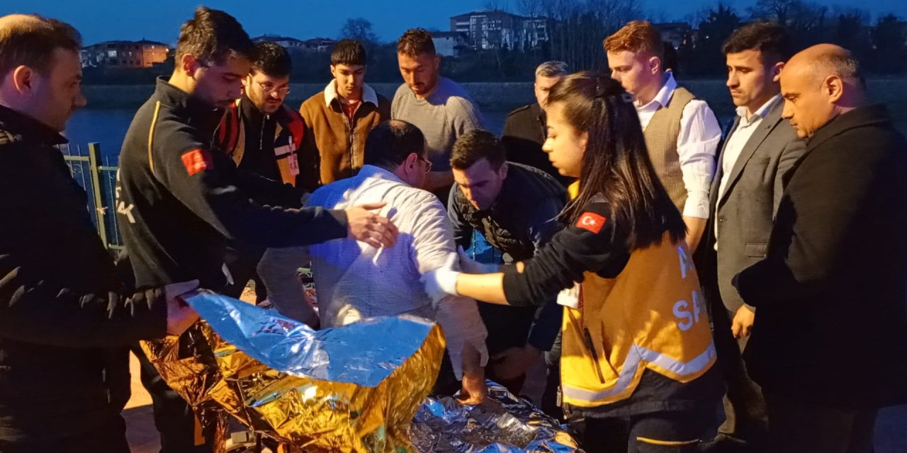 Samsun'da düşen çantasını almaya çalışırken boğuluyordu