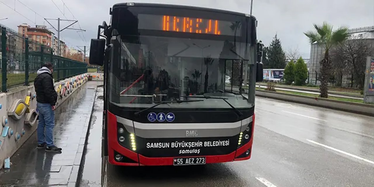 Samsun'da görme engelliler toplu taşımalarda sesli anons istedi