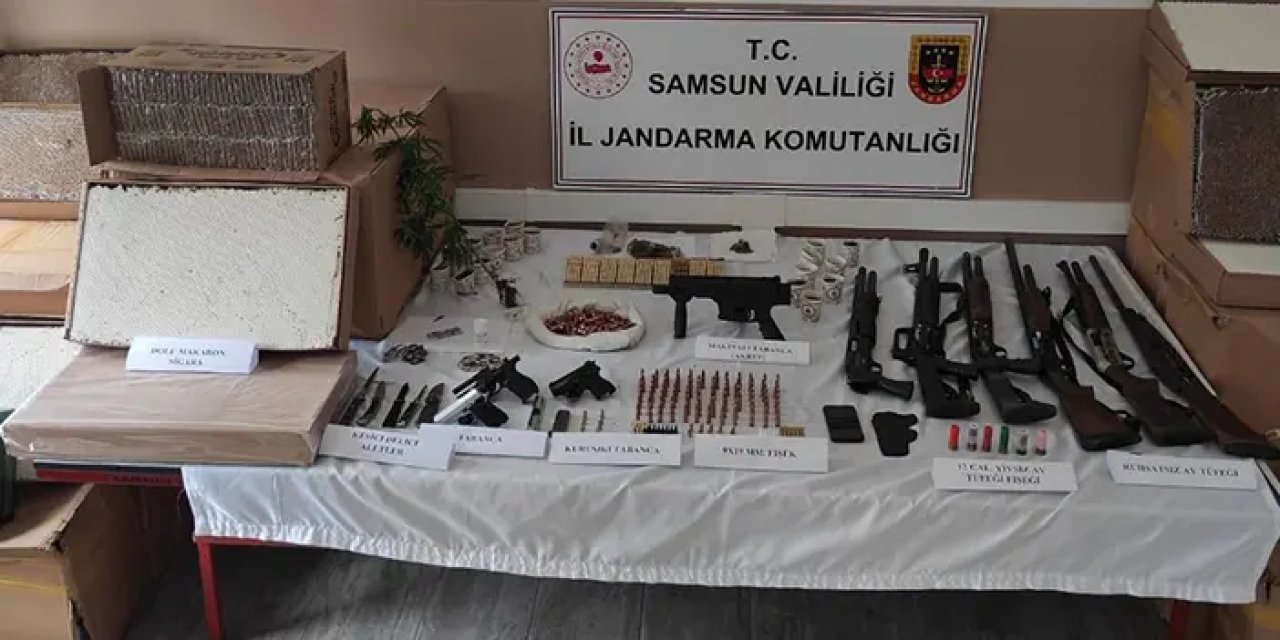 Samsun'da darp ve tehdit şüphelilerine operasyon! 10 gözaltı