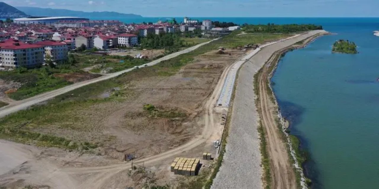 Ordu'da Büyük Melet Projesi'nin 3. etap çalışmaları