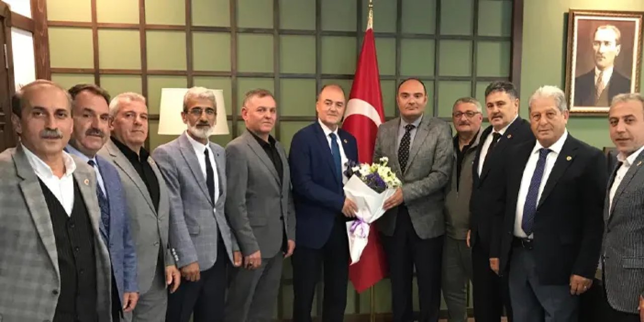 Ortahisar Muhtarlar Derneği'nden Kaymakam Demirkale'ye ziyaret!