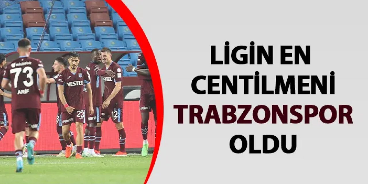 Ligin en centilmeni Trabzonspor oldu