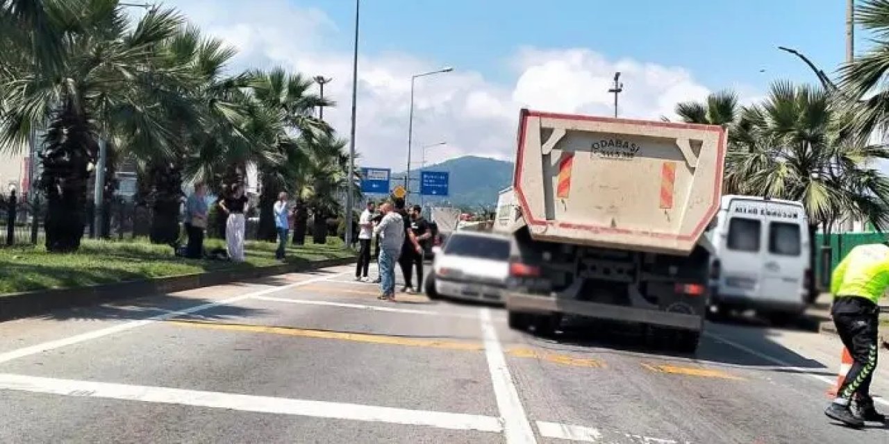 Giresun'da kaza ucuz atlatıldı