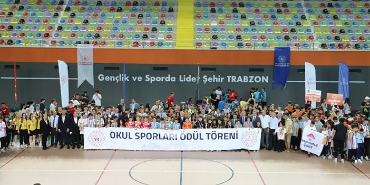 Trabzon'da Okul Sporları Ödül Töreni düzenlendi
