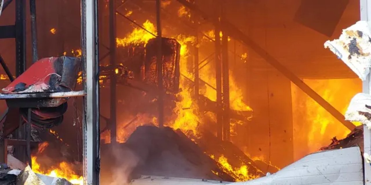 Karadeniz ilinde fabrika alev alev yanıyor: Ekipler seferber oldu