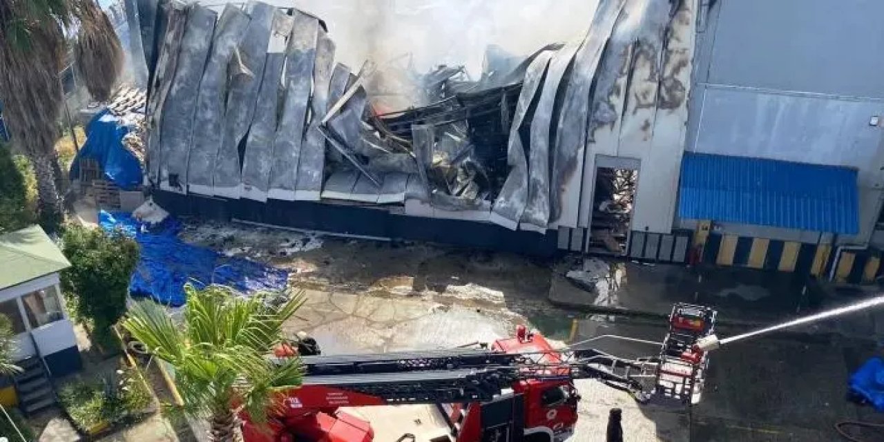 Samsun'daki fabrika yangını kontrol altına alındı