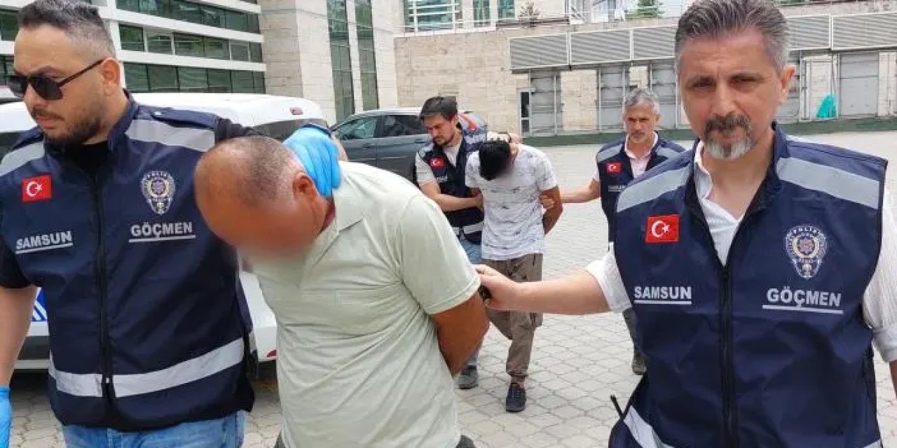 Samsun'da göçmen kaçakçıları yakayı ele verdi