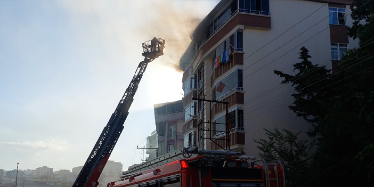 Samsun'da korkutan yangın paniğe sebep oldu