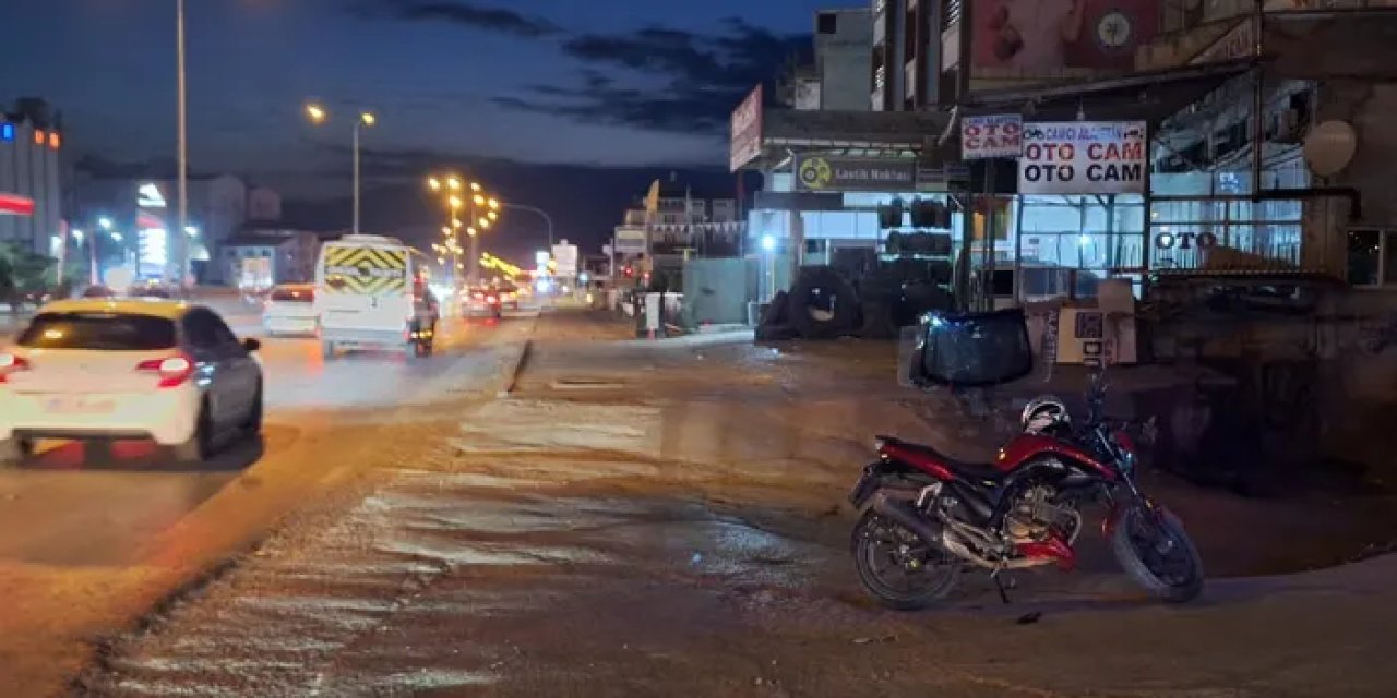 Samsun'da motosiklet devrildi: 1 yaralı