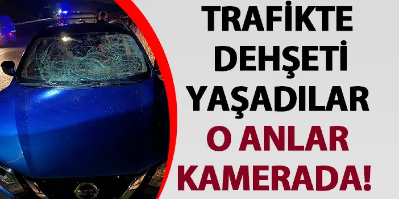 Samsun'da trafikte dehşeti yaşadılar! O anlar