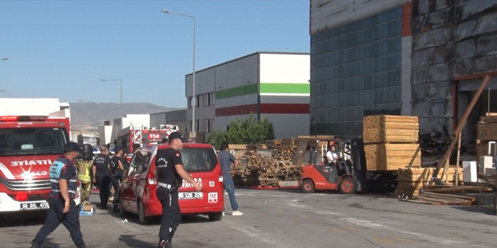 Ankara palet fabrikasın ’da korkutan yangın!