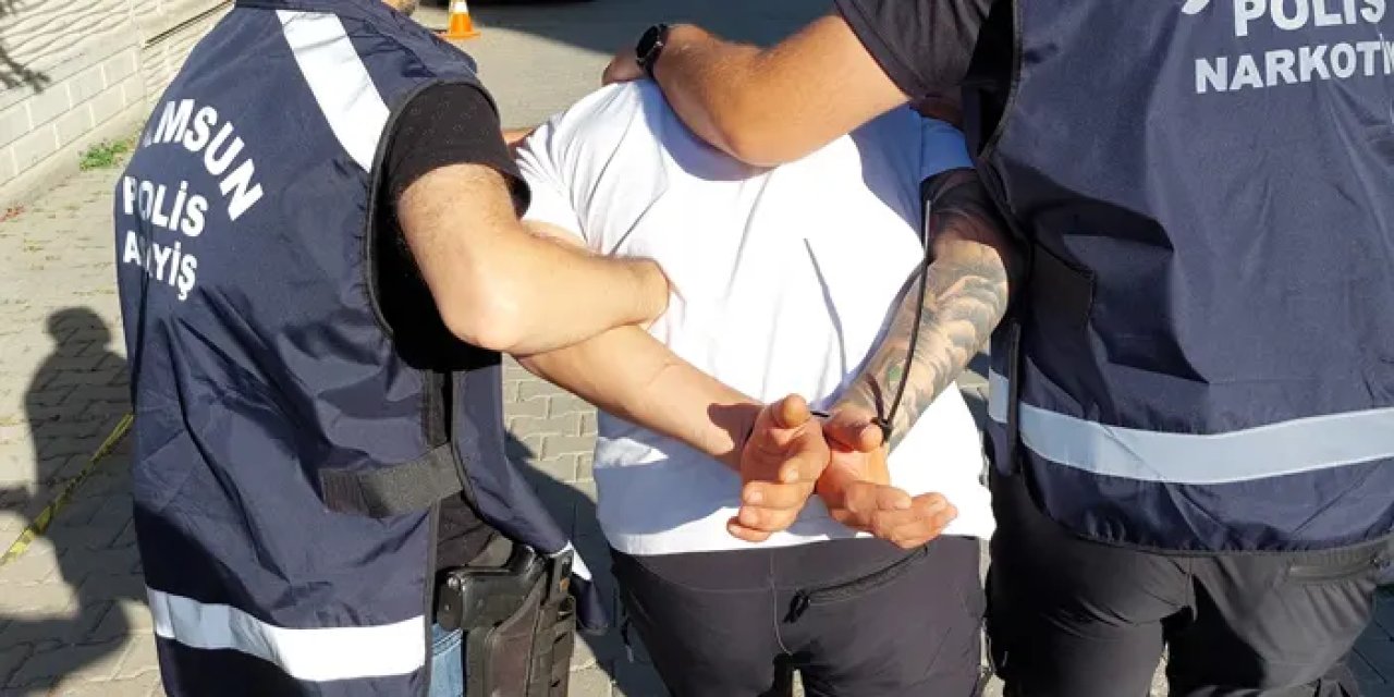 Samsun'da uyuşturucu ve silah operasyonu! 2 tutuklu
