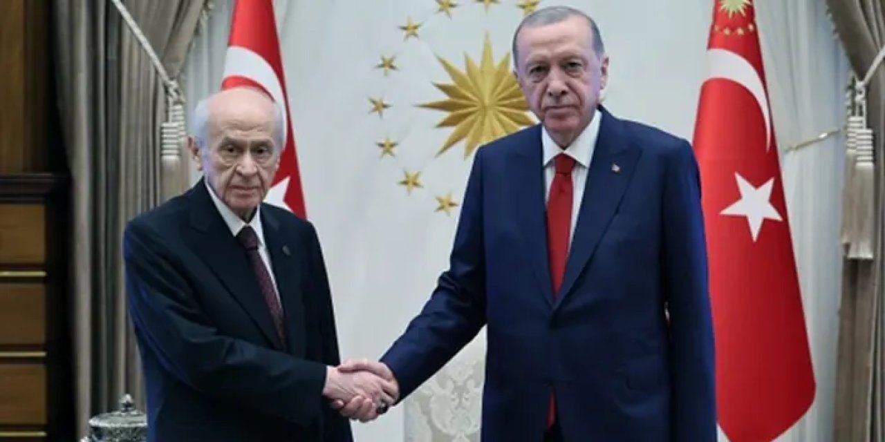 Cumhurbaşkanı Erdoğan ile MHP Lideri Bahçeli'nin görüşmesi başladı!