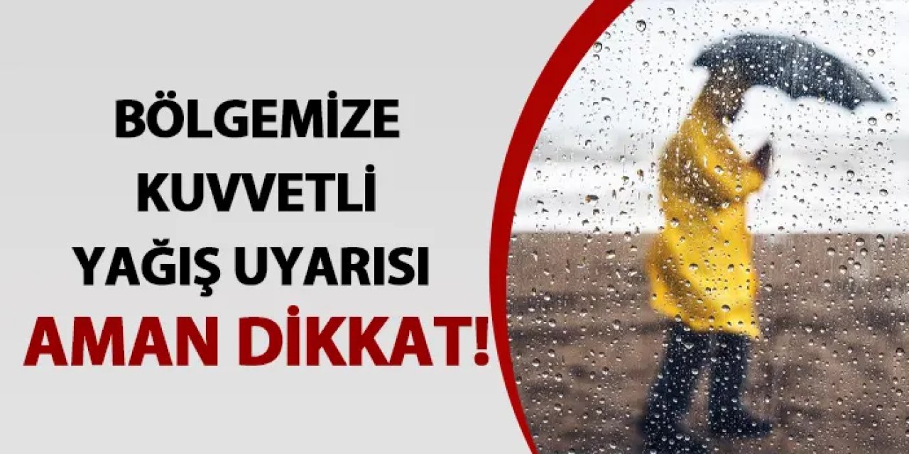 Trabzon’a kuvvetli yağış uyarısı! Aman dikkat