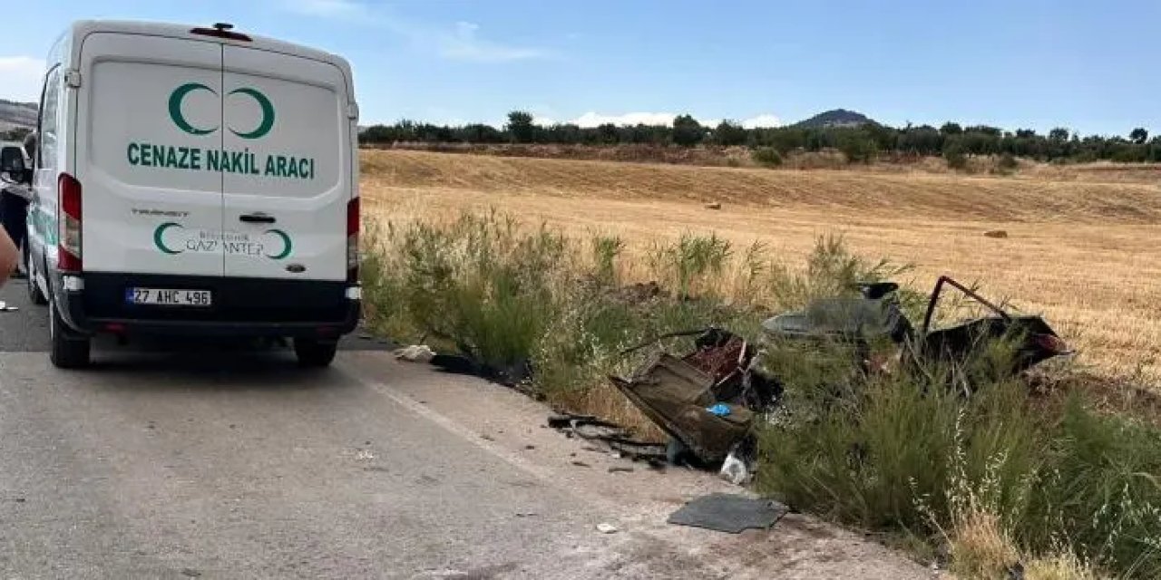 Gaziantep'te feci kaza! 1 ölü, 5 yaralı