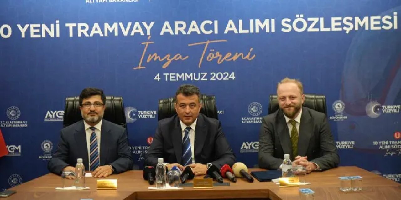Samsun’da imzalar atıldı! 10 tramvay alınacak