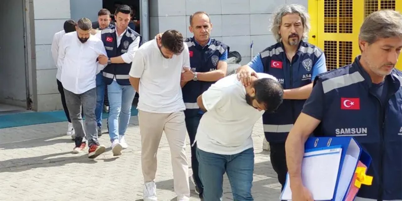 Samsun’da dolandırıcılar yakalandı! 8 kişi adliyede