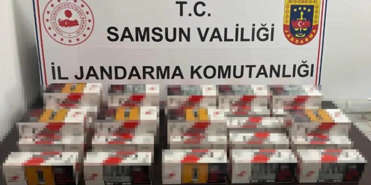 Samsun'da jandarmadan operasyon! Binlerce adet ele geçirildi