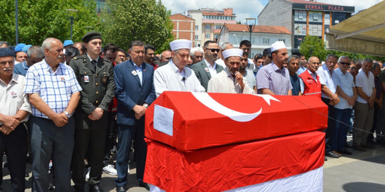 Samsun'da Kıbrıs gazisi son yolculuğuna uğurlandı