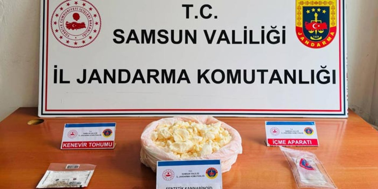 Samsun'da 4 kilogram uyuşturucu ele geçirildi