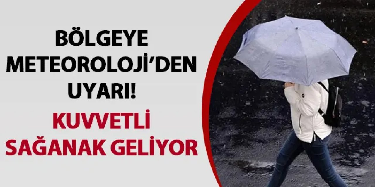 Trabzon’a Meteoroloji’den uyarı! Kuvvetli sağanak geliyor