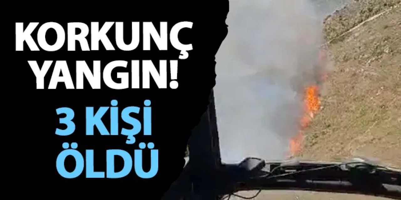 İzmir’de korkunç yangın! 3 kişi öldü