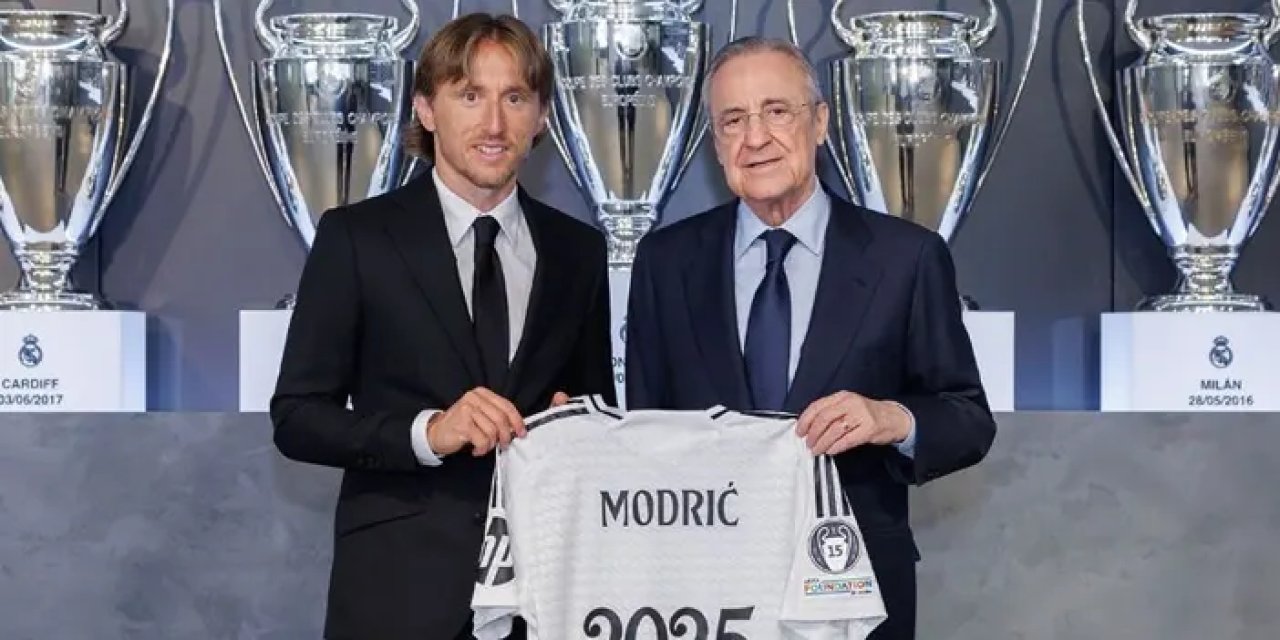 Modric'ten 38 yaşında 1 yıllık daha imza