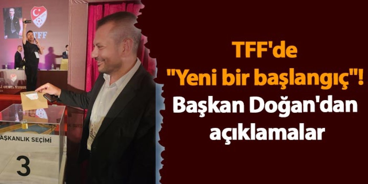 TFF'de "Yeni bir başlangıç"! Trabzonspor Başkanı Doğan'dan açıklamalar