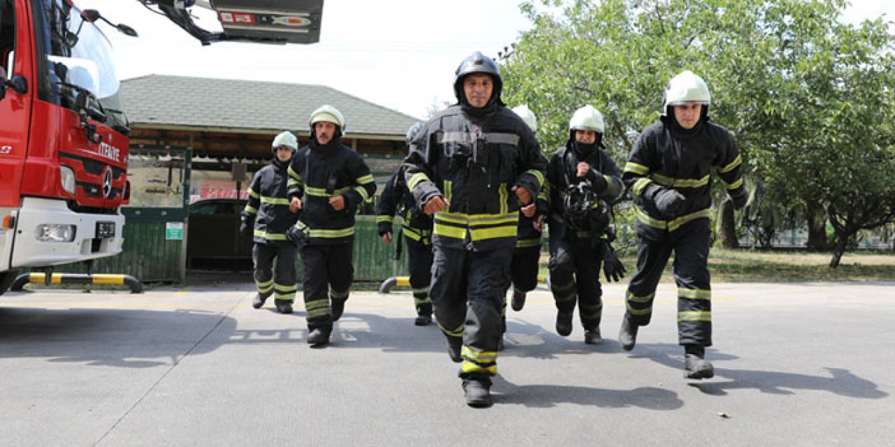 Samsun'da OSB’de nefes kesen tatbikat