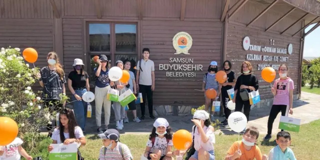 Samsun'da öğrenciler Kızılırmak Deltası Kuş Cenneti'ni gezdi!