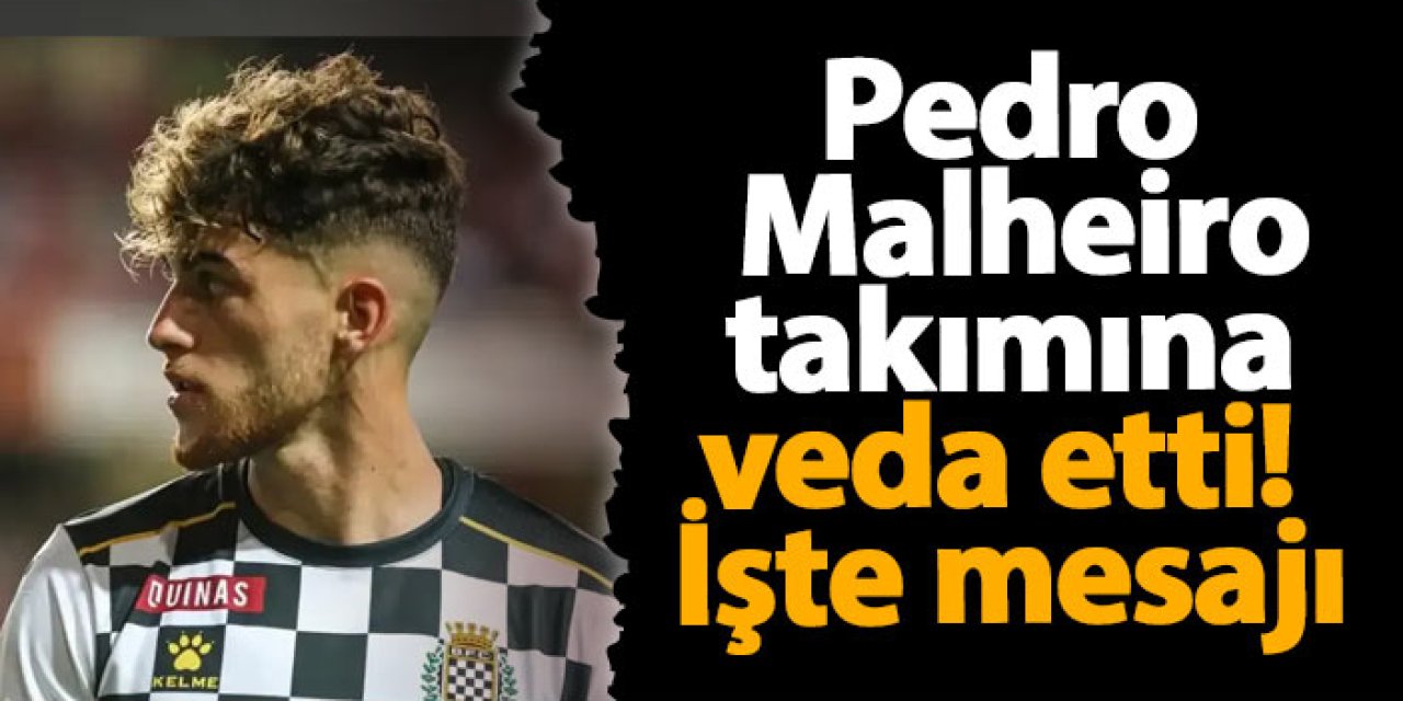 Trabzonspor'un yeni transferi Pedro Malheiro takımına veda etti! İşte mesajı