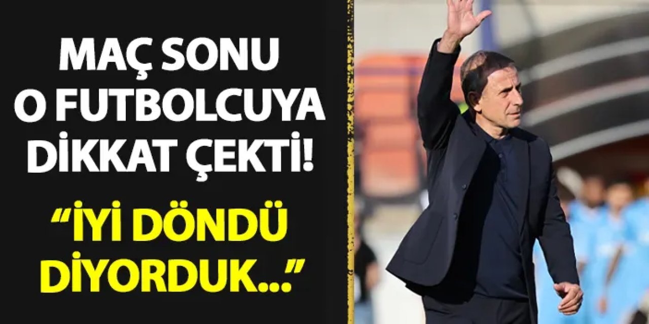 Trabzonspor'da Avcı Ruzomberok maçı sonrası açıkladı! "Kendi aramızda iyi döndü diyorduk..."