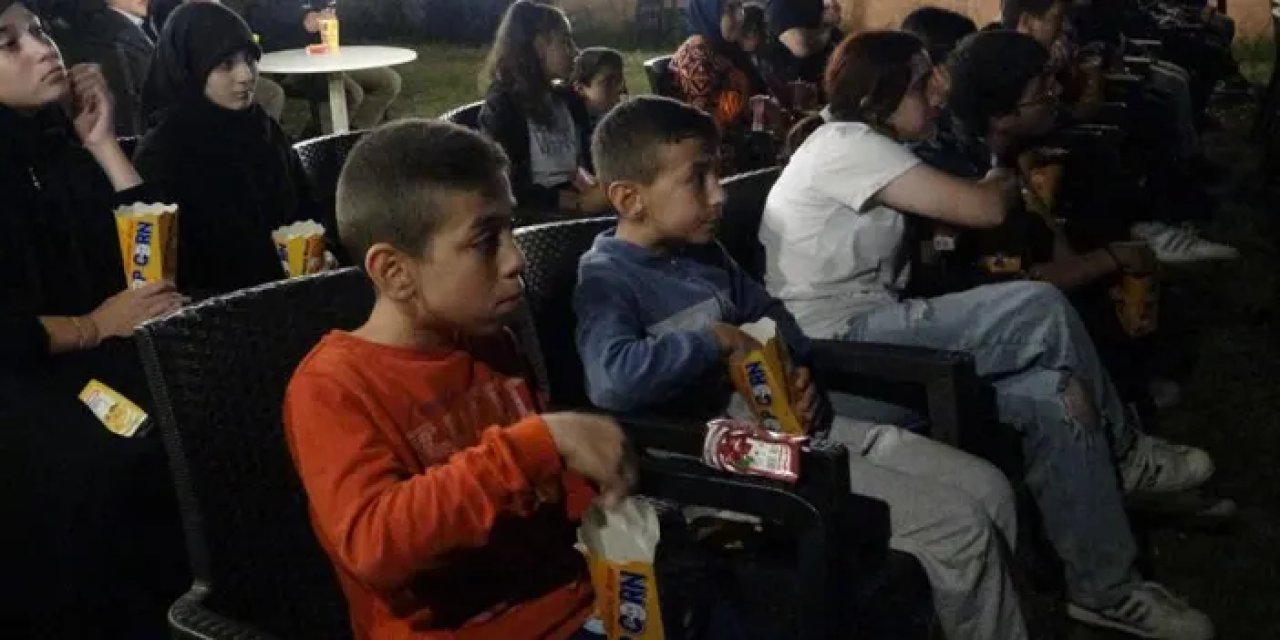 Giresun’da yayla çocukları sinemada buluştu