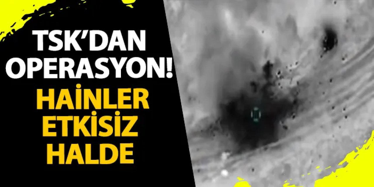 TSK’dan operasyon! Hainler etkisiz halde